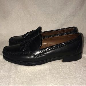 Brooks Brothers Black Tassel Penny Loafer